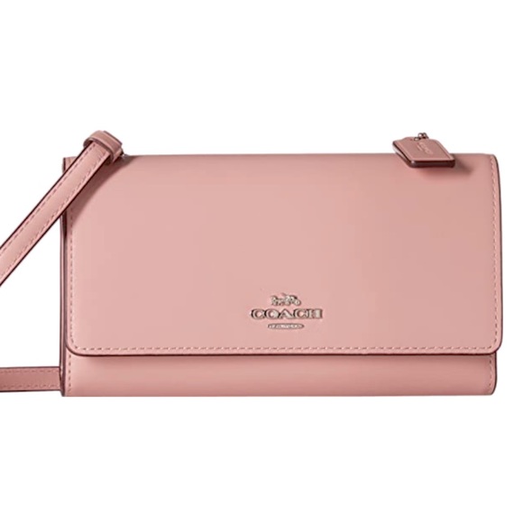 Coach Handbags - 💓Brand new coach smth Lth phone Xbody bag💓pink